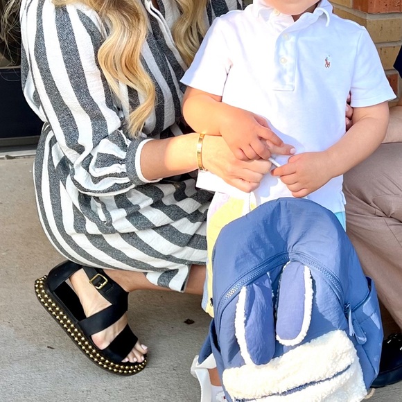 Chloe Black Sawyer Studded Leather Flatform Sandals Size 38 - Picture 4 of 4